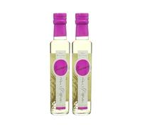 Messino Vinaigre Blanc au Romarin 2 x 250 ml (500 ml) - Arôme Herbacé & Frais - Vinaigre de Vin Blanc Grec - Sans Sucre Ajouté - Idéal Salades, Viandes, Légumes