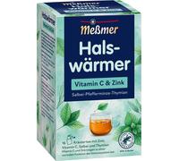 Meßmer Chauffe-cou avec zinc vitamine C sauge et thym 16 sachets