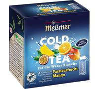 Meßmer Cold Tea fruité doux fruit de la passion mangue 14 sachets de thé 38g
