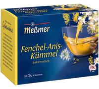 Meßmer Fenouil Anis Cumin Sachet à double compartiment sous enveloppe individuelle 100g