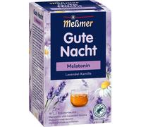 Meßmer Tisane Bonne Nuit Lavande Camomille avec mélatonine 16 sachets