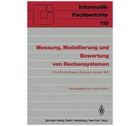 Messung, Modellierung Und Bewertung Von Rechensystemen