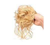 Messy Bun - Chignon synthétique bouclé pour femme - Chignon donut avec élastique - Chignon en désordre - Chignon haut - Extensions pour chignon - Pour femme - Couleur : AM41