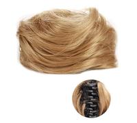 Messy Bun Extensions de cheveux 1/2 pièces Accessoires de coiffure pour femmes et filles Mini griffes synthétiques bouclés ondulés Extensions de chignon Perruque Clip in Messy & oreilles de chat Court