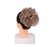 Messy Bun Extensions de cheveux courts et bouclés en forme de chignon - Cheveux synthétiques - Peigne à cheveux - Queue de cheval à clipser - Chignon - Plateau de chignon - Postiche de queue de cheval
