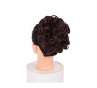 Messy Bun Extensions de cheveux courts et bouclés en forme de chignon - Cheveux synthétiques - Peigne à cheveux - Queue de cheval à clipser - Chignon - Plateau de chignon - Postiche de queue de cheval