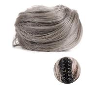 Messy Bun Hair 1/2 pcs Mini pince à griffes en désordre et oreilles de chat courtes synthétiques bouclées ondulées Extensions de chignon accessoire de perruque postiches chignons pour femmes fill