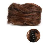 Messy Bun Hair 1/2 pcs Mini pince à griffes en désordre et oreilles de chat courtes synthétiques bouclées ondulées Extensions de chignon accessoire de perruque postiches chignons pour femmes fill