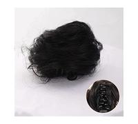 Messy Bun Hair 2PCS Oreilles de Chat Cheveux Donut Chignon Griffe Clip en Messy Bun Mini Updo Extensions Perruque Accessoire Synthétique Chignon Queue de Cheval Postiches pour Femmes Filles Vrais