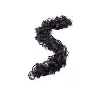 Messy Bun Hair Piece 31.4inches Long Tousled Updo Fluffy Hair Bun Ponytail Extensions Wrap Around DIY Curly Long Hairpiece Bridal Hairstyle Ponytail Extension(Dark brown)