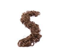 Messy Bun Hair Piece 31.4inches Long Tousled Updo Fluffy Hair Bun Ponytail Extensions Wrap Around DIY Curly Long Hairpiece Bridal Hairstyle Ponytail Extension(Light brown)