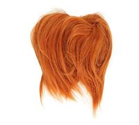 Messy Bun Hair Piece Fluffy Elegy Touled Ponytail Hair Band For Women Girls Ajustement Band élastique Cheveux synthétiques à haute température pour les fêtes Proms Mariages (Q17-0Range #)