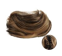 Messy Bun Hair Synthetic Claw Clip Chignon Hair Bun Cat Ears Hair Donut Chignon Claw Clip in Messy Bun Mini Updo Extensions Postiches pour femmes et filles Vrais chignons humains (Couleur : 106)