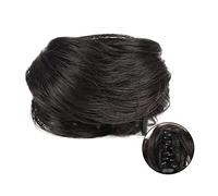 Messy Bun Hair Synthétique Griffe Clip Chignon Chignon Chignon Oreilles de Chat Cheveux Donut Chignon Griffe Clip en Messy Bun Mini Updo Extensions Postiches pour Femmes et Filles Vrais Chignons