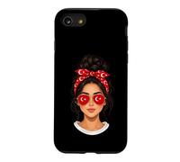 Messy Bun Lunettes de Soleil Bandana Motif Drapeau Turc Coque pour iPhone SE (2020) / 7/8