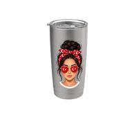 Messy Bun Lunettes de soleil bandana Motif drapeau turc Gobelet isotherme en acier inoxydable double paroi