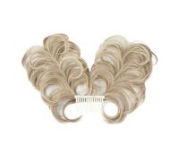 Messy Bun Postiche synthétique pour chignon désordonné, peigne latéral, chignon à clip, naturel, droit, polyvalent, styles réglables, postiche pour femme (couleur : vous