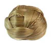 Messy Bun Postiches Chignon Chignon, Donut Chignon Tressé Exquis, Tresses à Plusieurs Niveaux, Postiches, Élastiques à Cheveux Synthétiques, Barrette à Cheveux en Chignon, Fête, Mariage Chignon