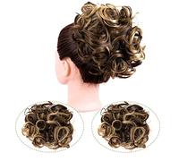 Messy Bun Postiches de cheveux synthétiques en désordre, chignon, chignon, chignon, chignon bouclé, peignes d'extension, clips, chignon désordonné pour femme