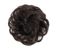 Messy Bun - Postiches synthétiques bouclés en forme de donut - Bandeau élastique - Chignon, duveteux et désordonné - Chignon - Queue de cheval - Extensions de cheveux