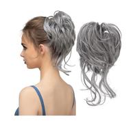 Messy Bun - Postiches synthétiques en forme de chignon - Cheveux bouclés - Noir - Blond marron - Cheveux naturels - Chignon, chignon, chignon, chignon, chignon, chignon - Cheveux synthétiques pour