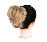 Messy Bun queue de cheval allongeant droite perruque synthétique courte chignon cheveux accessoires dames élastique cravate Chignon Postiche Cheveux