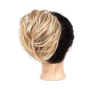 Messy Bun queue de cheval allongeant droite perruque synthétique courte chignon cheveux accessoires dames élastique cravate Chignon Postiche Cheveux
