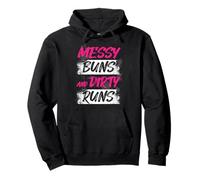 Messy Buns and Dirty Runs Muddy Race Mud Run Sweat à Capuche