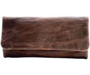Mestango Blague à tabac marron 2013-2 / sac à rouler / boutons magnétiques / compartiment papier / fermeture éclair intérieure / fabriquée en Greece