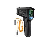 MESTEK -50-800 Thermomètre Numérique Thermomètres Infrarouges Pyromètre Sans Contact Mètre de Température Laser de Cuisine Hygromètre C