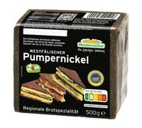 Mestemacher Westfalen Pumpernickel doux au goût 500g