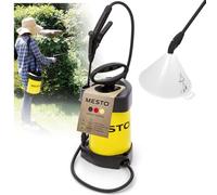 Mesto Flori Compact Pulvérisateur 3L avec Cache Circulaire | 3 Bar | Maison et Jardin | Flacon Pompe pour Plantes | Pulvérisateur à Pression pour désherbage et Protection des végétaux
