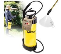 MESTO FLORI M Pulvérisateur à pression 5 L | Écran de pulvérisation rond | Pulverisateur de jardin et plantes | Pulvérisateur à main 3 bar pour arrosage, désherbage et protection des plantes
