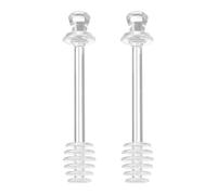 Mestolo Per Miele - 2X Attrezzo Per Mescolare Il Miele | Utensile Da Cucina Transparente Per Raccolta | Distribuzione E Miscelazione Di Marmellate | Bevande | Barattoli E Contenitori | Bastoncini Per