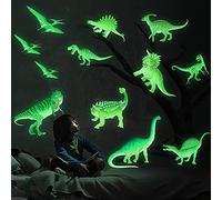 MESU dinosaure brillent dans le noir autocollants lumineux stickers muraux plafond décor pour garçons chambre pépinière enfants cadeau Dinosaur