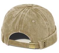 MESU Hommes Docker Cap Boundless Cap Worker Sailor Hat Bouclé Vintage Bonnet Beige