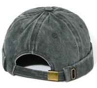 MESU Hommes Docker Cap Boundless Cap Worker Sailor Hat Bouclé Vintage Bonnet Vert