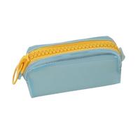 Mesuaeso Trousse Crayon Jolie Pochette à Crayons avec Fermeture éclair, Petite Trousse à Crayons légère et élégante, Organisateur de Papeterie, for Un Usage Quotidien Grande(Blauw)