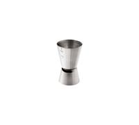 LOUIS TELLIER – Double mesure à alcool inox – Graduée 1,2,3,4 cl – Robuste, précise, lave‑vaisselle