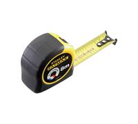 STANLEY FMHT81555-0 mètre mesureur - Gamme FATMAX - Fabriqués en France - Revêtement Blade Armor - Ruban Résistant et Épais - Boitier Abs Bi matière - Amortisseur de Chocs