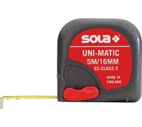 Sola 50012601 Mètre à Ruban Uni-Matic UM 5, Rouge/noir, 5 m