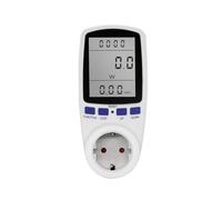 Mesure de consommation d'électricité Tarif Unique Compteur de Consommation Électrique, Compteur D'énergie Wattmètre Prise Consommation Electrique Pour Économie d'Energie Prise kwh, Surcharges de Prote