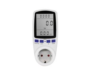 Mesure de consommation d'électricité Tarif Unique Compteur de Consommation Électrique, Compteur D'énergie Wattmètre Prise Consommation Electrique Pour Économie d'Energie Prise kwh, Surcharges de Prote
