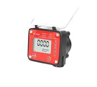 Mesure de débit. Mini débitmètre à engrenages ovales, compteur de carburant numérique haute précision de 1,2 pouce avec couvercle for la mesure du, de l'essence et de l'huile .Industriel(6")