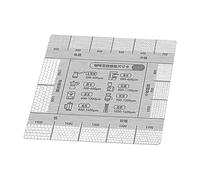 Mesure de la Mouture de Café | Marqueur Comparatif Moulures,Carte De Référence Précis Des Moutures Pour La Cuisine, Aux Restaurants Et Aux Commerces Dans Divers Contextes