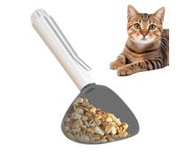 Mesure de la tasse de nourriture pour chat, pelle à nourriture pour chien | Cuillère doseuse portable pour nourriture pour chien | Poignée confortable Cuillère alimentaire, Cuillère à nourriture pour