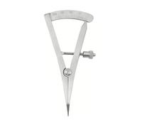 Mesure d'insertion odontologique - Instrument de procédure verbale - Double préférence de taille - Construction antirouille pour des mesures osseuses précises - Mesure d'insertion odontologique