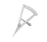 Mesure d'insertion odontologique - Instrument de procédure verbale - Double préférence de taille - Construction antirouille pour des mesures osseuses précises - Mesure d'insertion odontologique