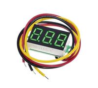 Mesure efficace du lecteur de tension de 0, 36 pouce avec affichage clair pour la dans les voitures et les motos Voltmètre à trois fils