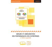 Mesure et amélioration des performances des entreprises (2e édition augmentée) - Vincent Plauchu - Campus Ouvert - broché - Etude